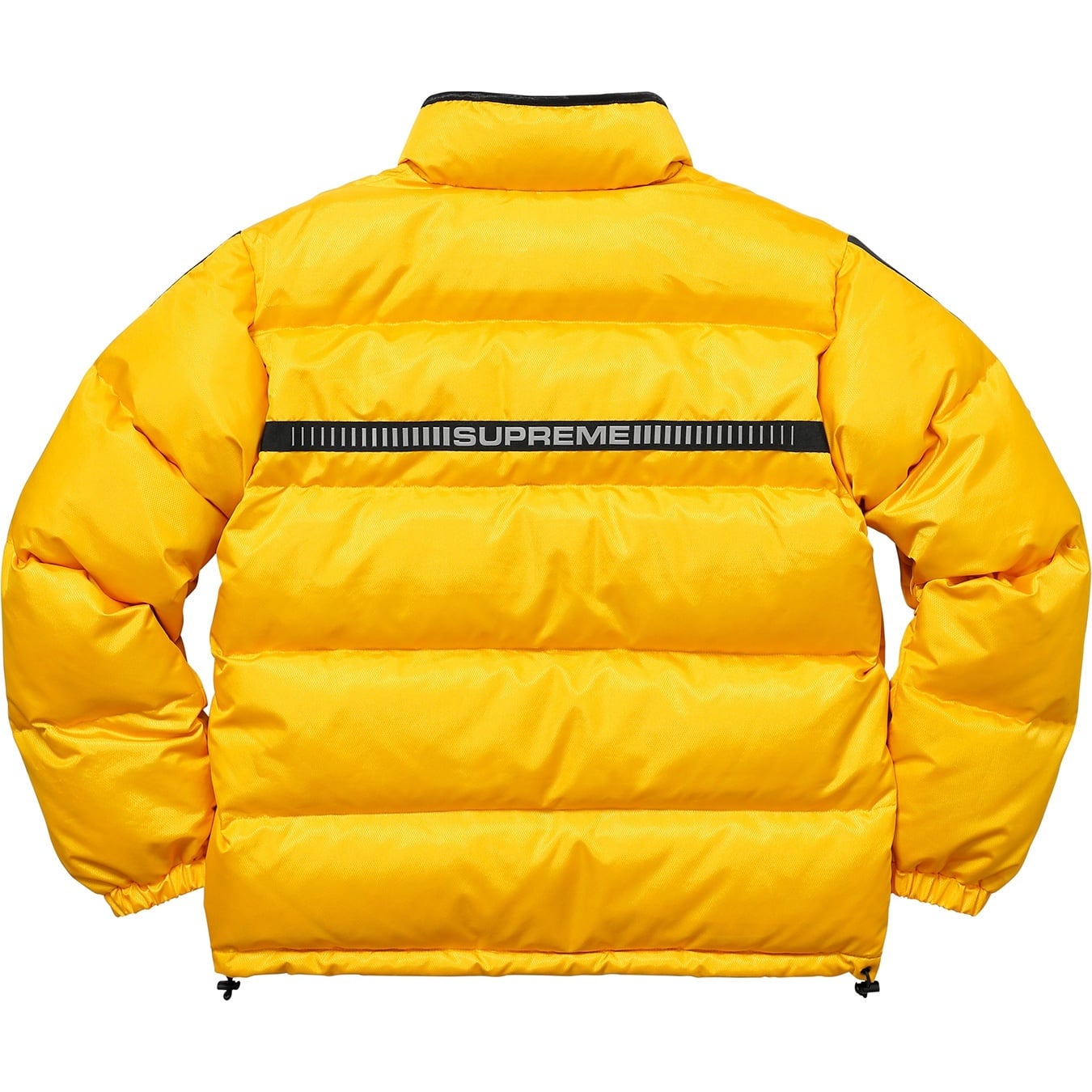 Reflective Sleeve Logo Puffy Jacket view 32